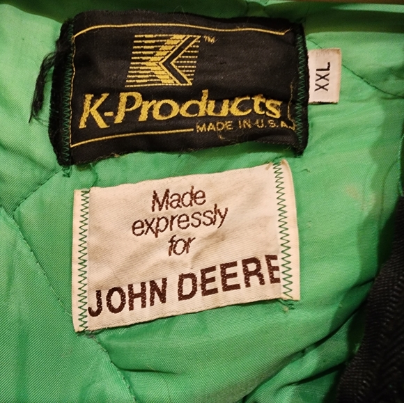 Vintage Thrashed John Deere Zip Sweatshirt - Picture 6 of 8